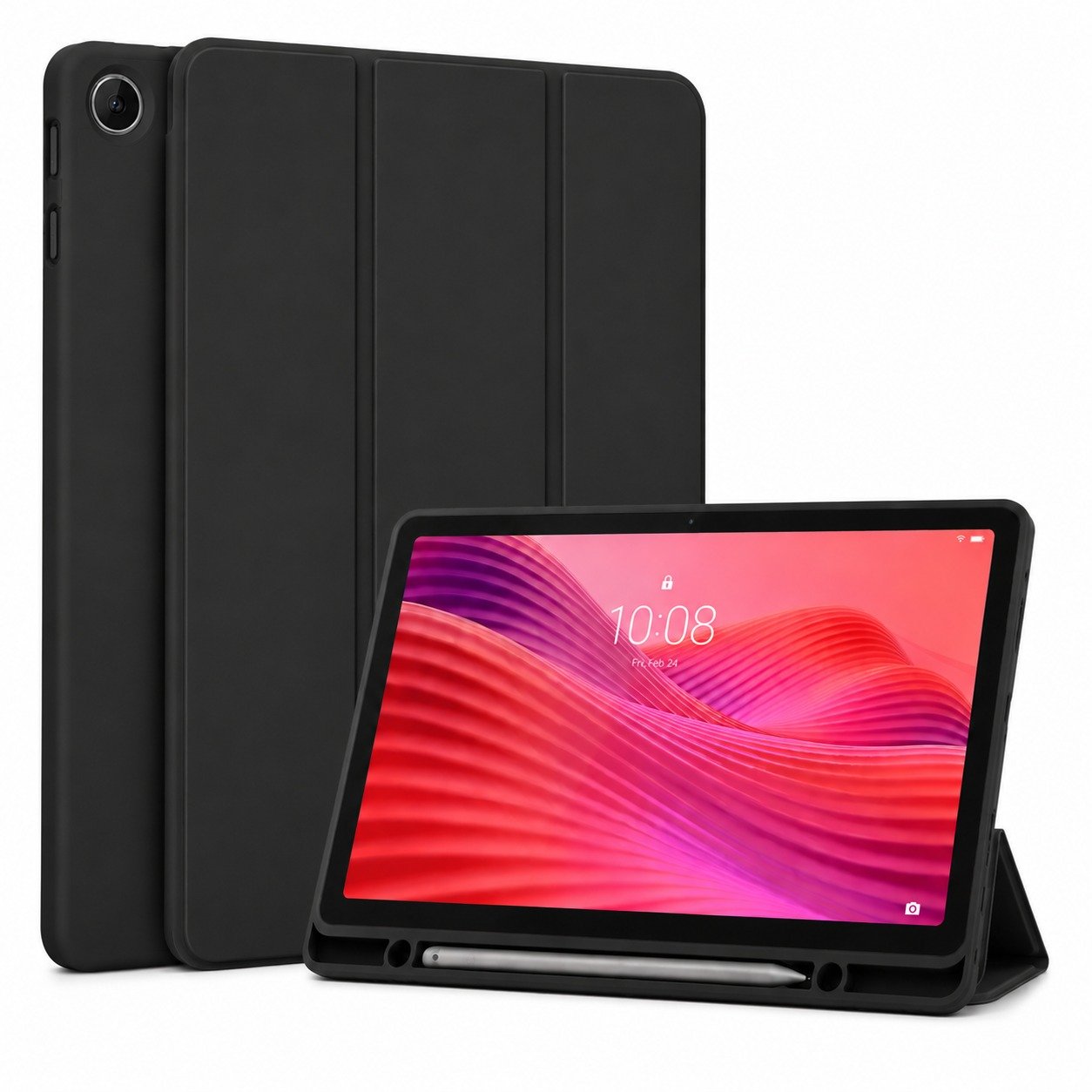 Funda Smart Cover con Porta Lápiz para Tablet LENOVO TAB 10.1” 2025